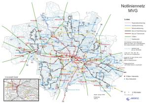 MVG-Bus-Notnetz für den ganztägigen Streik (Grafik: MVG)
